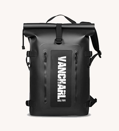 Wholesale Custom Black TPU & PVC Waterproof Backpack