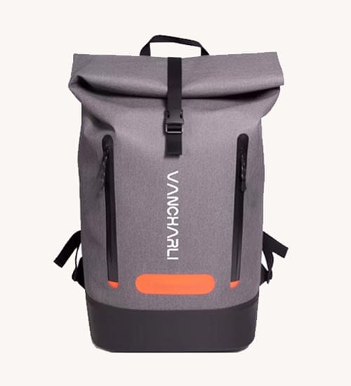 Wholesale Custom Gray Color Waterproof Backpack