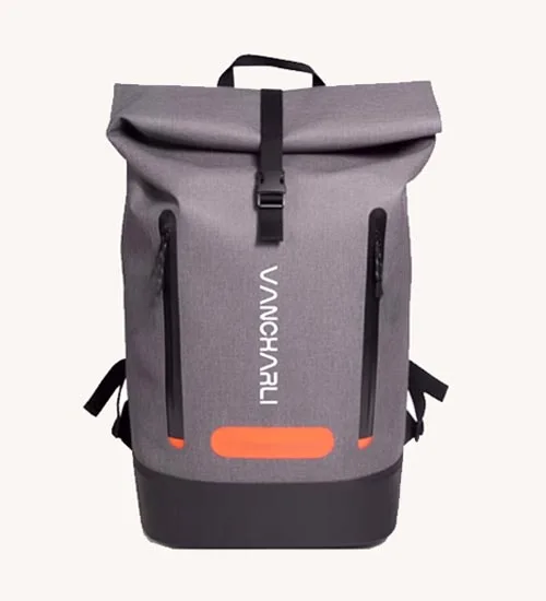Fabricant de sacs étanches 5 Sac à dos imperméable gris personnalisable en gros