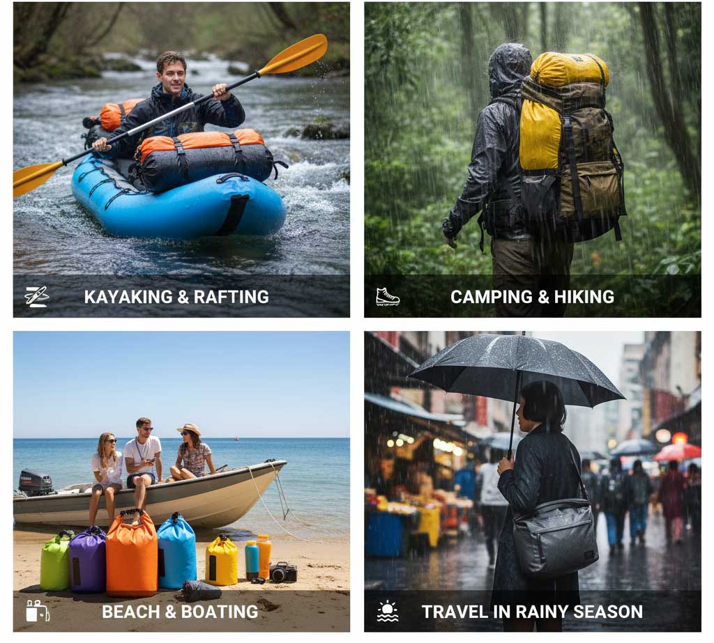 What Sets a Dry Bag Apart from a Waterproof Bag 4 Best Use Cases for Dry Bags