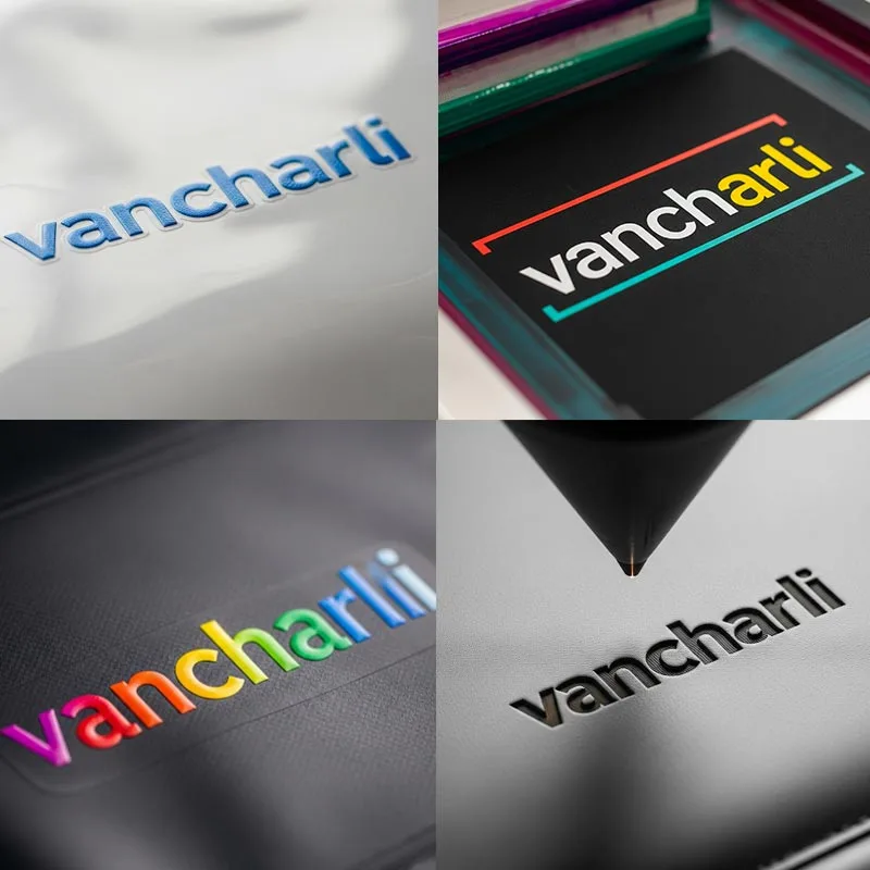 Fabricante de bolsas impermeáveis 21 Impressão e criação de marca Vancharli para logotipo