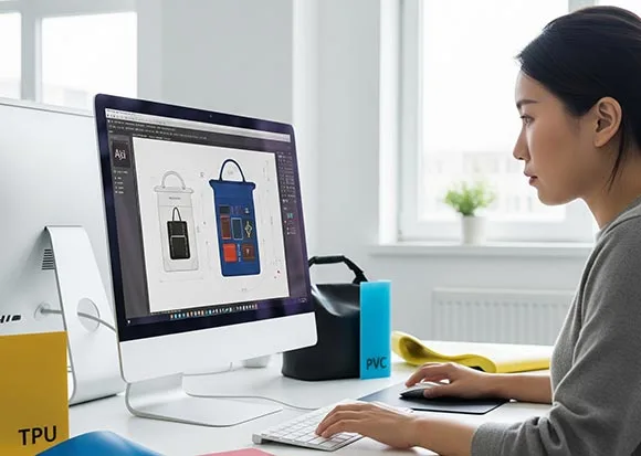 Gratisprobe & Gratis-Design 1 Taschendesigner für die Vancharli-Fabrik