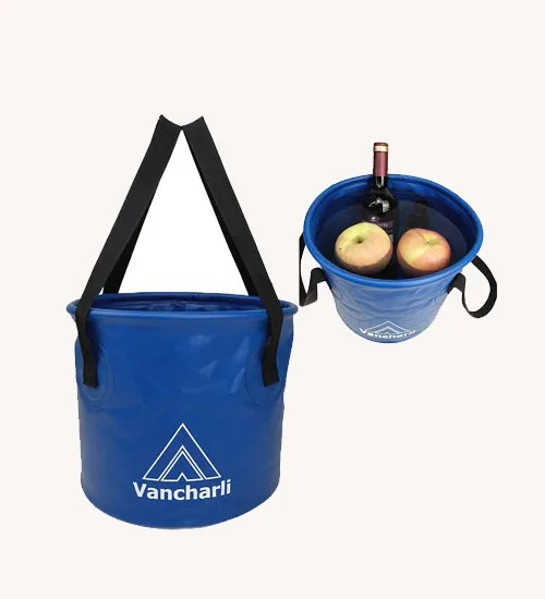 Seau imperméable pliable en PVC sur mesure