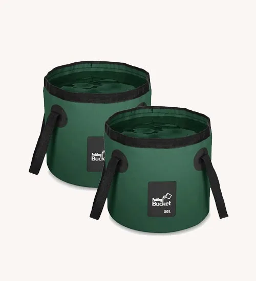 Seau pliable étanche en PVC portable en vente en gros