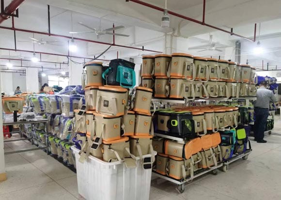 Packing Area of Waterproof Cooler Bag