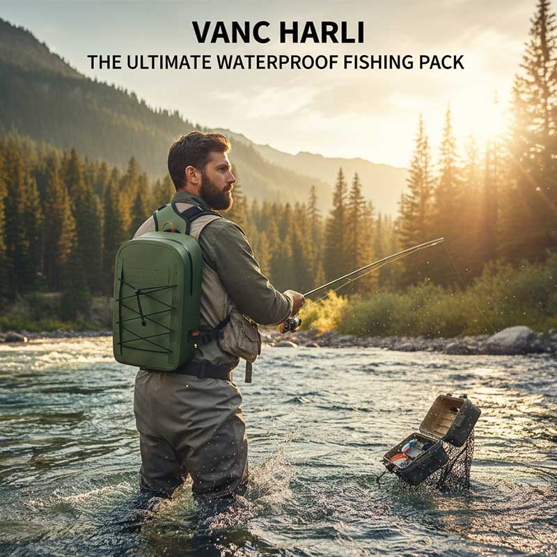 Wholesale Waterproof 840D TPU Fly Fishing Sling Pack