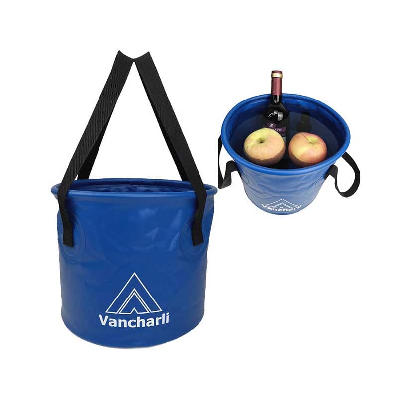 Waterproof PVC Folding Bucket For Picnic