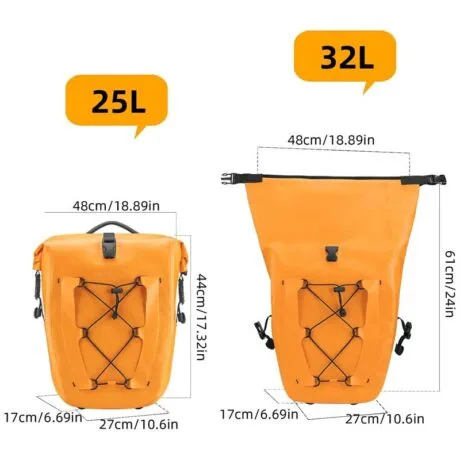 Wasserdichte Fahrradtaschen