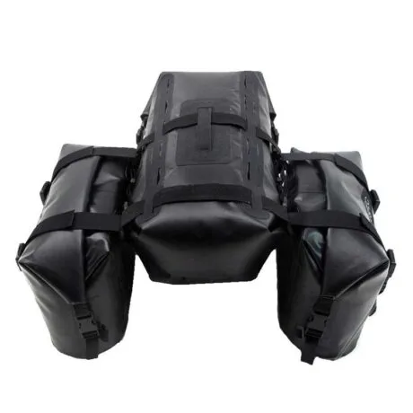Système de sac étanche modulaire pour moto de 68 L