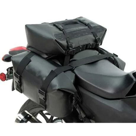 Système de sac étanche modulaire pour moto de 68 L