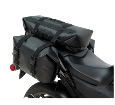 Système de sac étanche modulaire pour moto de 68 L