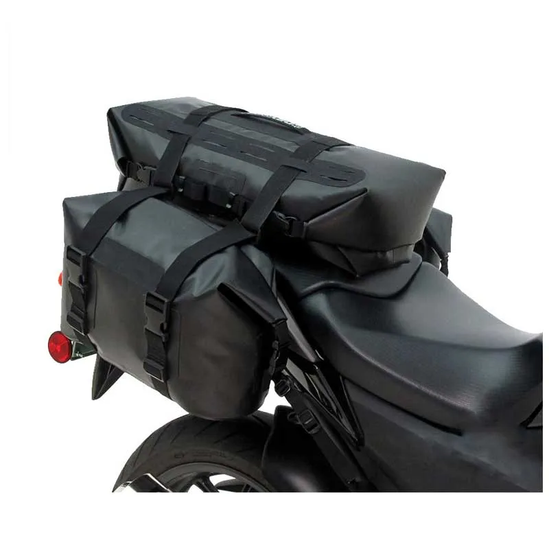 Système de sac étanche modulaire pour moto de 68 L