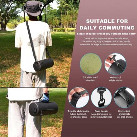 Waterproof TPU Motorcycle Handlebar Bag