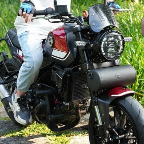 Waterproof TPU Motorcycle Handlebar Bag