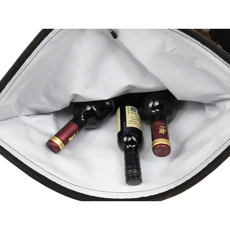 mochila térmica impermeável com laterais macias para caiaque