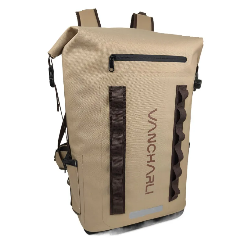 mochila térmica impermeável com laterais macias para caiaque