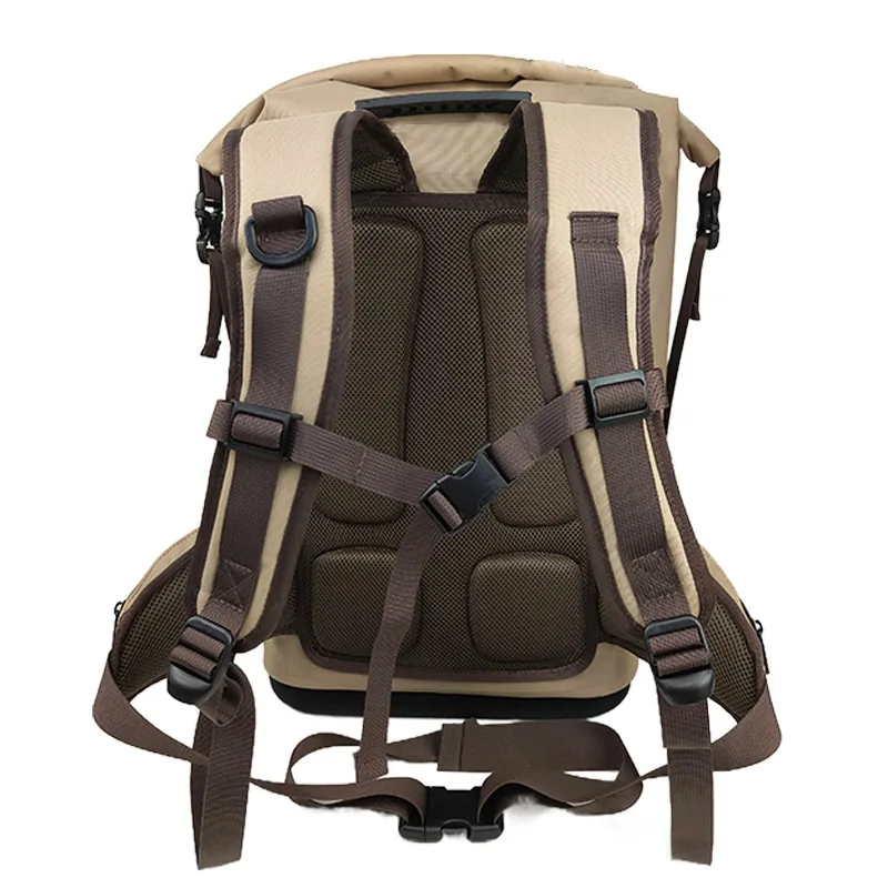 mochila térmica impermeável com laterais macias para caiaque