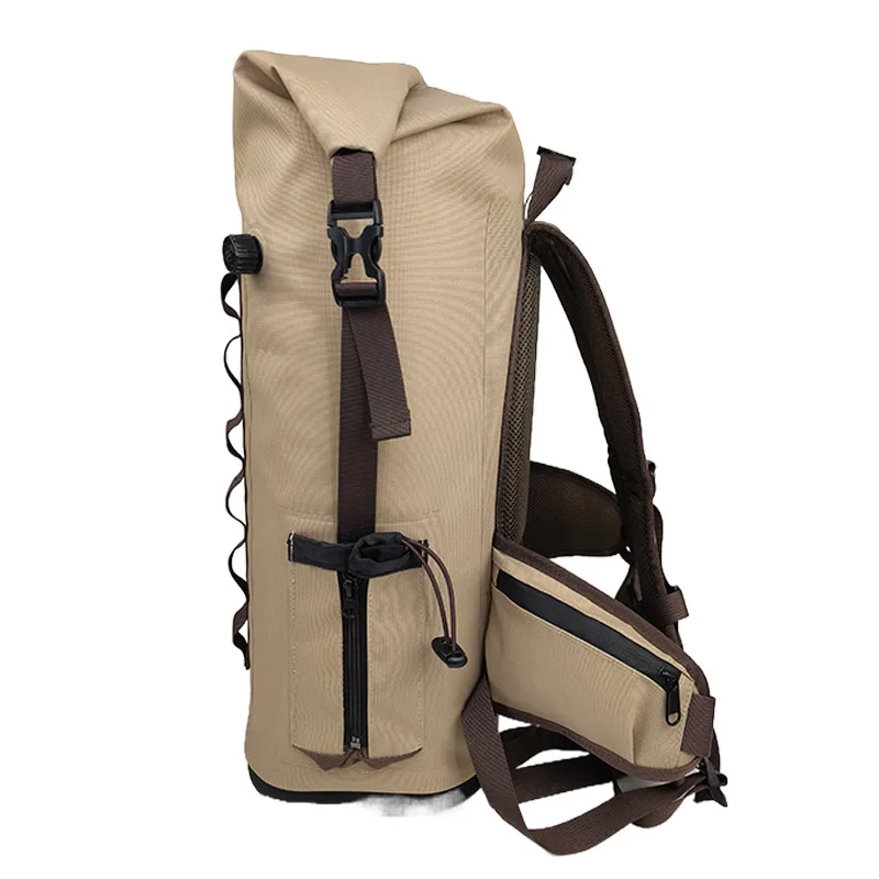 mochila térmica impermeável com laterais macias para caiaque