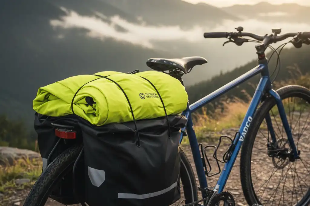 Carry a raincoat with 3 simple bike tricks