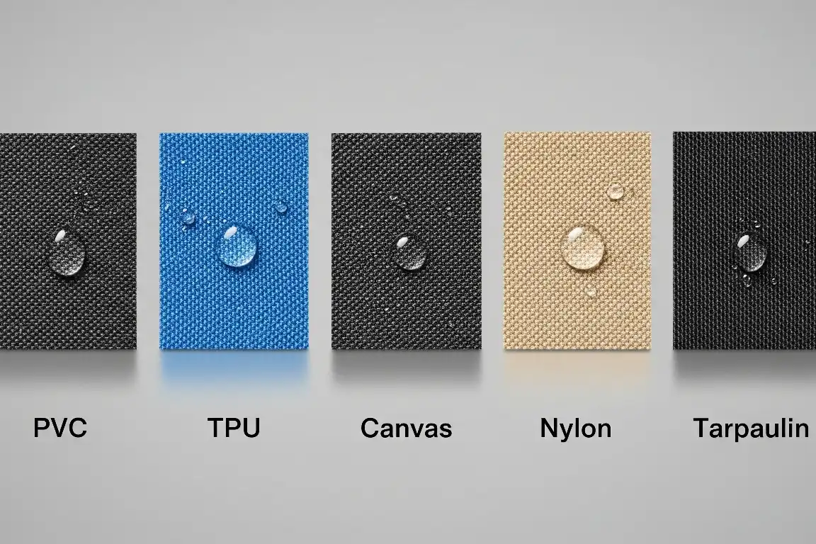 Comparison of the top 5 materials for waterproof bags