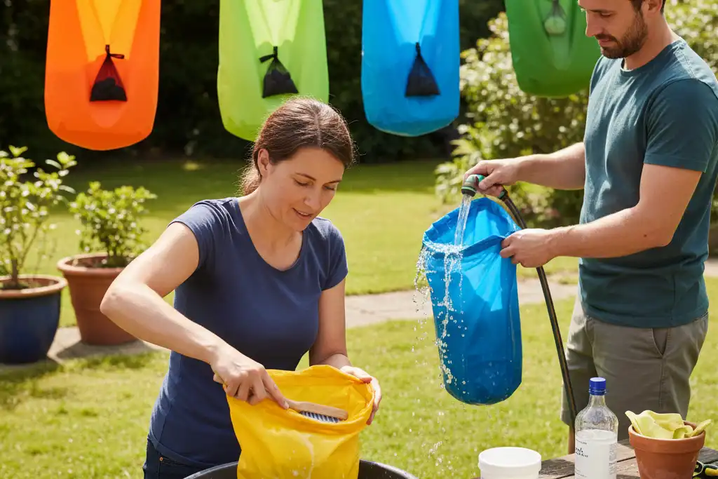 How to remove odors from dry bags