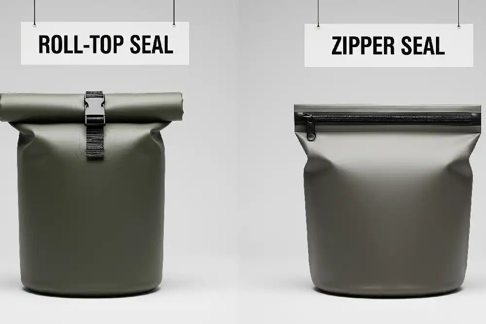 Roll Top vs Zipper Seal Waterproof Bags Which Is Better