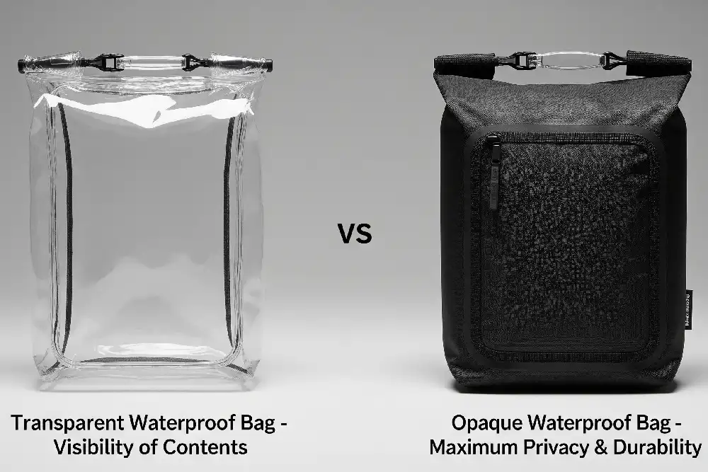 Which Is Better for You, Transparent or Opaque Waterproof Bags