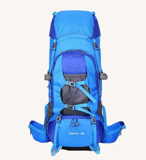 Mochila de camping de alta qualidade com capacidade de 80 litros