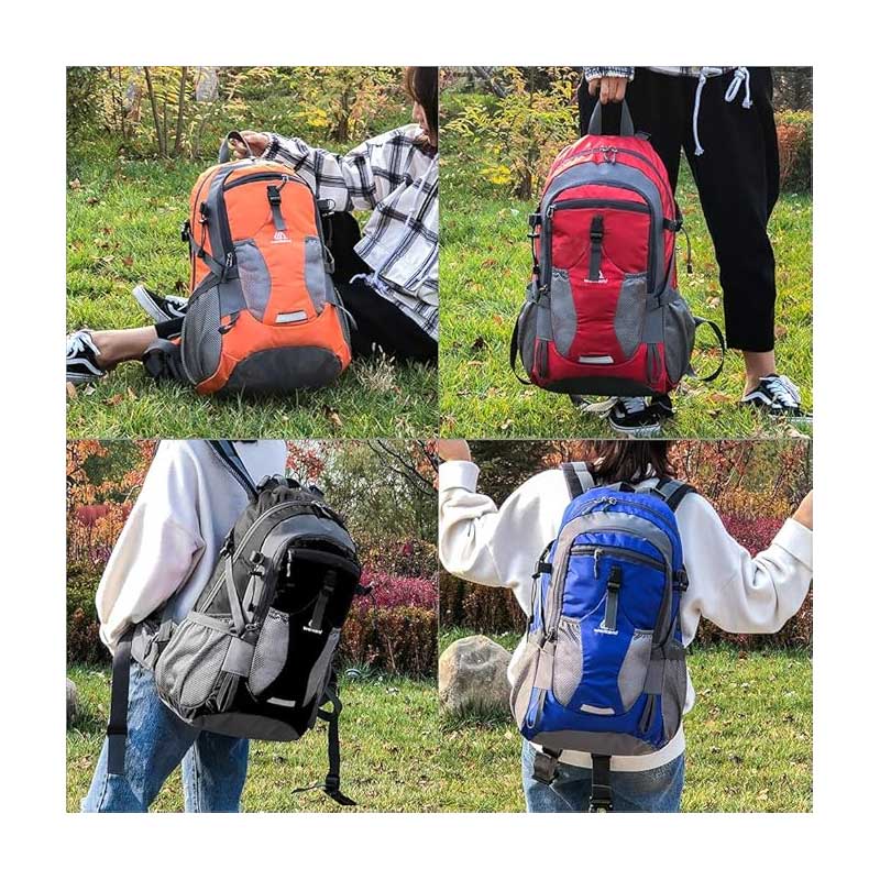 Wholesale 40L Orange Rucksack Hiking Backpack