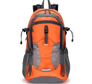 Mochila de caminhada laranja de 40 litros por atacado