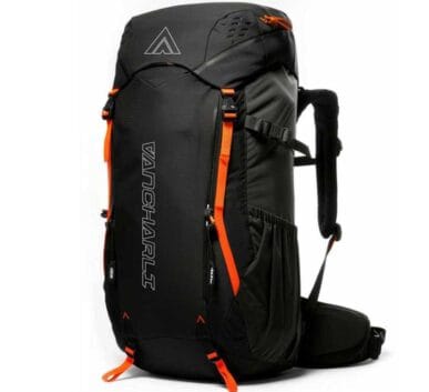 Professional Black Nylon Climbing Backpack