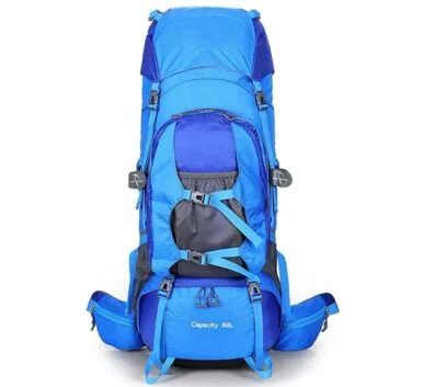 Mochila de alta capacidade para acampamento e caminhada de 80L