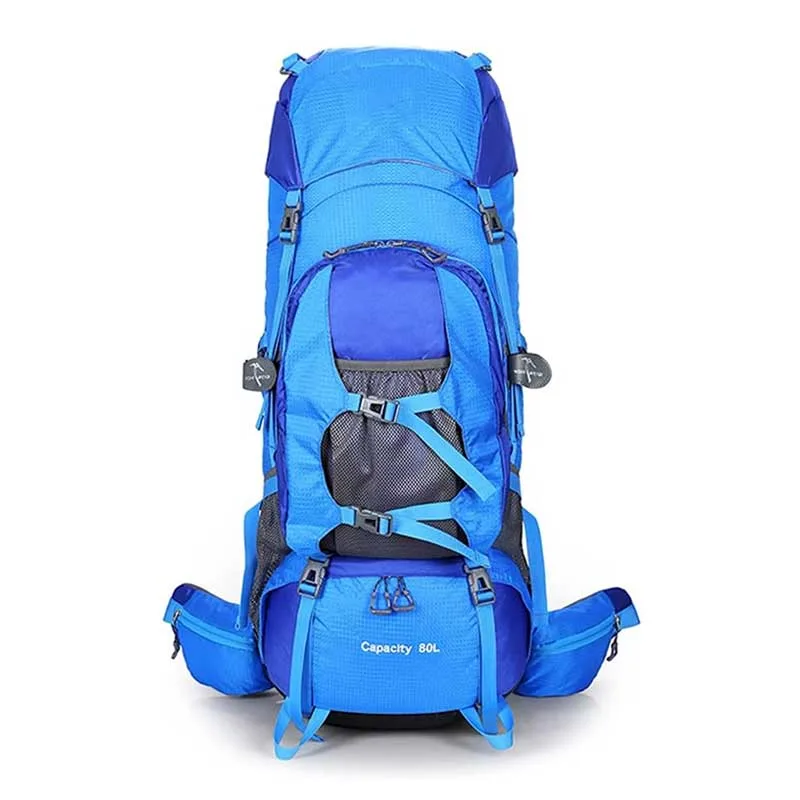 80-Liter-Camping- und Wanderrucksack mit großem Fassungsvermögen