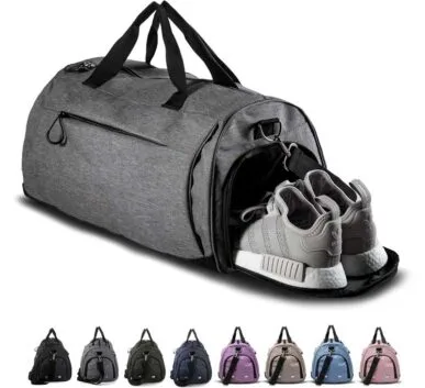 Sac de sport multifonctionnel en gros avec compartiment à chaussures et compartiment humide