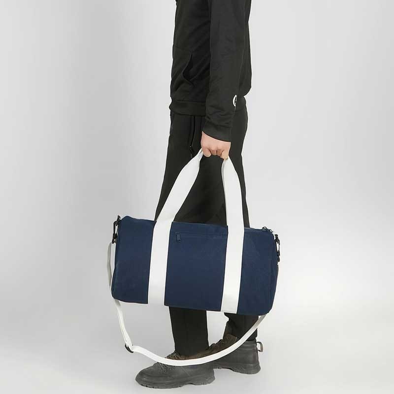 Chic Two-Toned Workout Duffel Bag