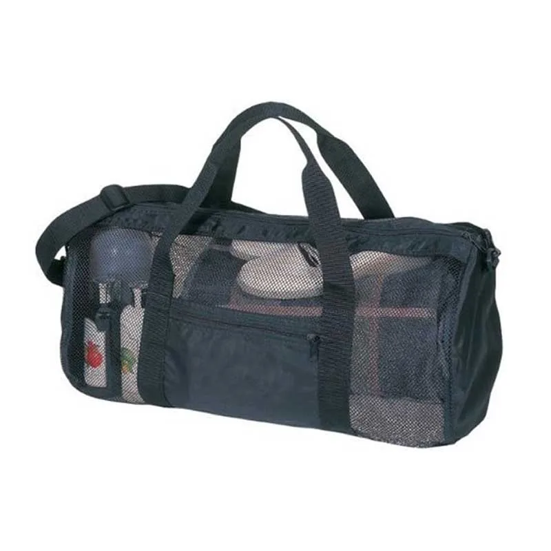 Bolsa de malla deportiva para gimnasio 600D con diseño de secado rápido