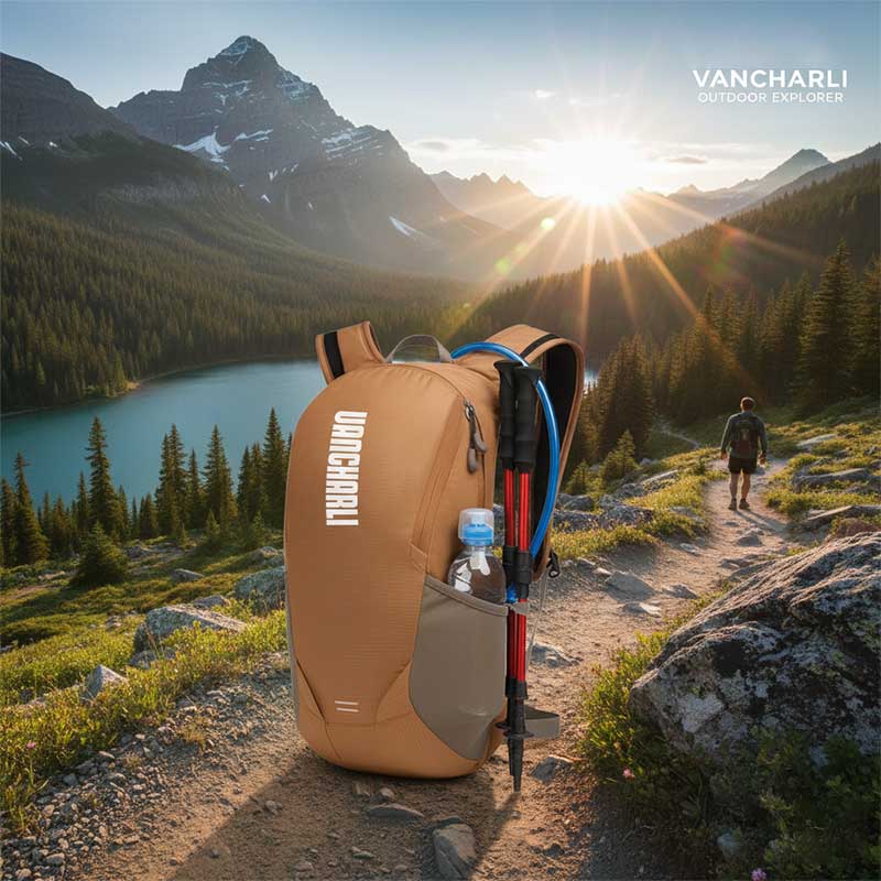 Lightweight Hydration Back Pack with Multi-Function Storage