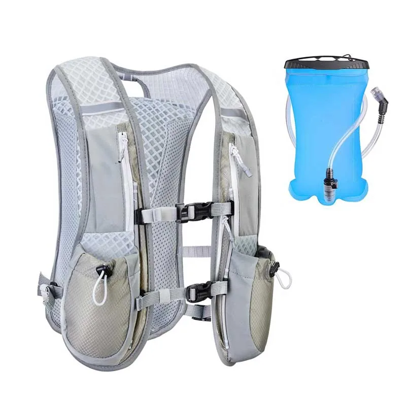 Leichte Trinkweste zum Laufen – 5 l Fassungsvermögen mit 1.5 l Trinkblasenkompatibilität