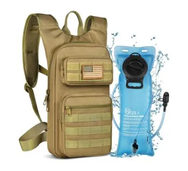 Mochila tática Molle Water Backpack - 3L de hidratação e nylon 900D
