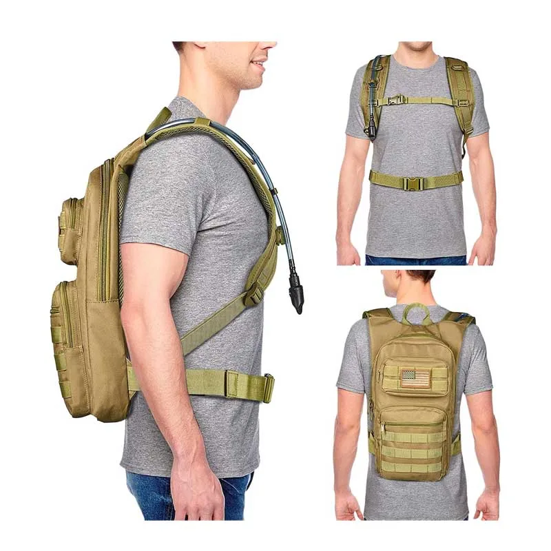 Zaino tattico Molle all'ingrosso - Idratazione 3L e nylon 900D