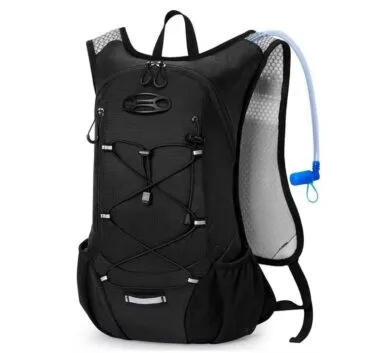 Lichtgewicht hydratatiepakket voor wandelen met 2L BPA-vrije blaas en helmclip