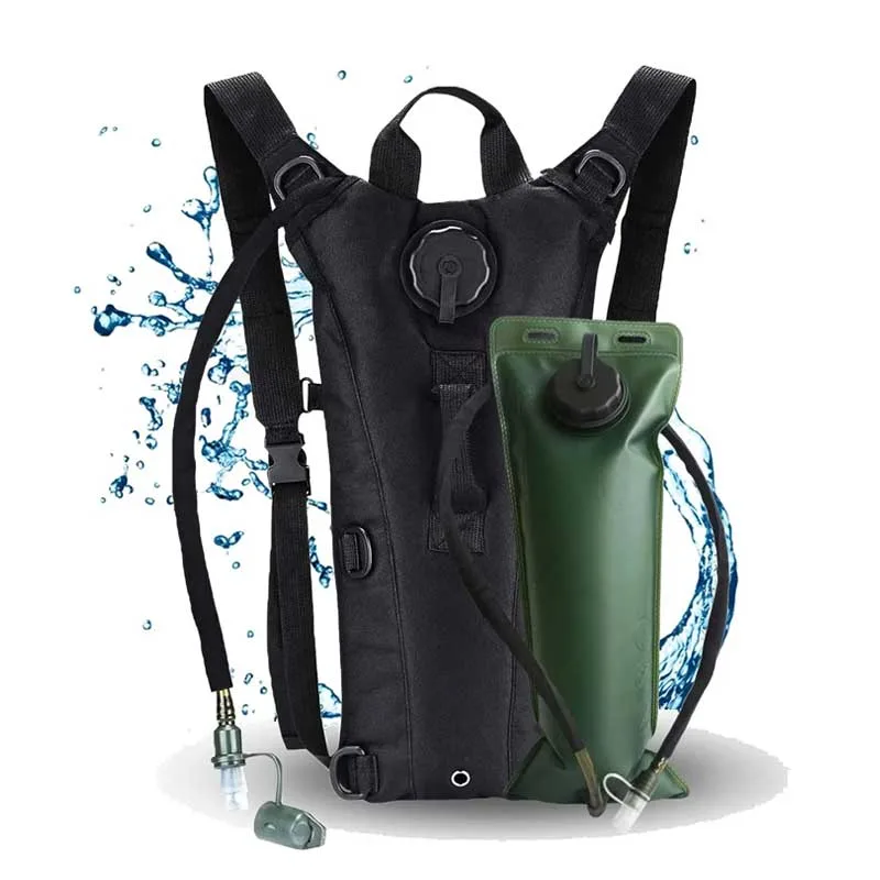 leichter Laufwasserrucksack, 3 l, Trinksystem, 800d Oxford-Gewebe