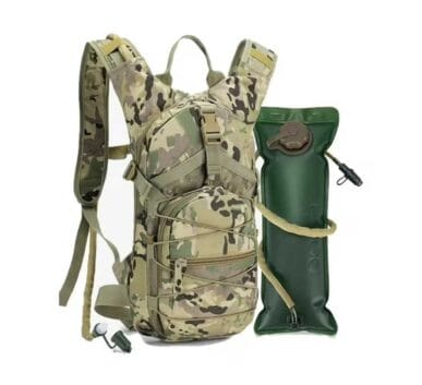 Tactical Hydration Backpack with Included 3L Water Bladder