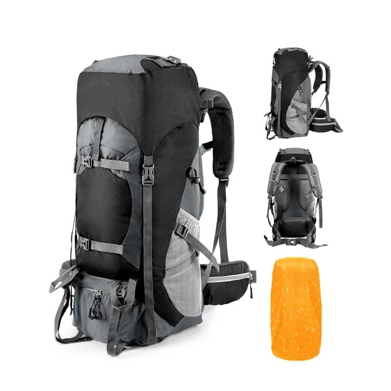 70-Liter-Campingrucksack im Großhandel – 1 kg leicht, verstellbarer Rückenbereich, robust