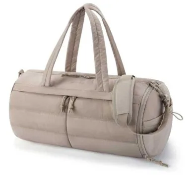 Bolsa de ginástica acolchoada leve com vários bolsos