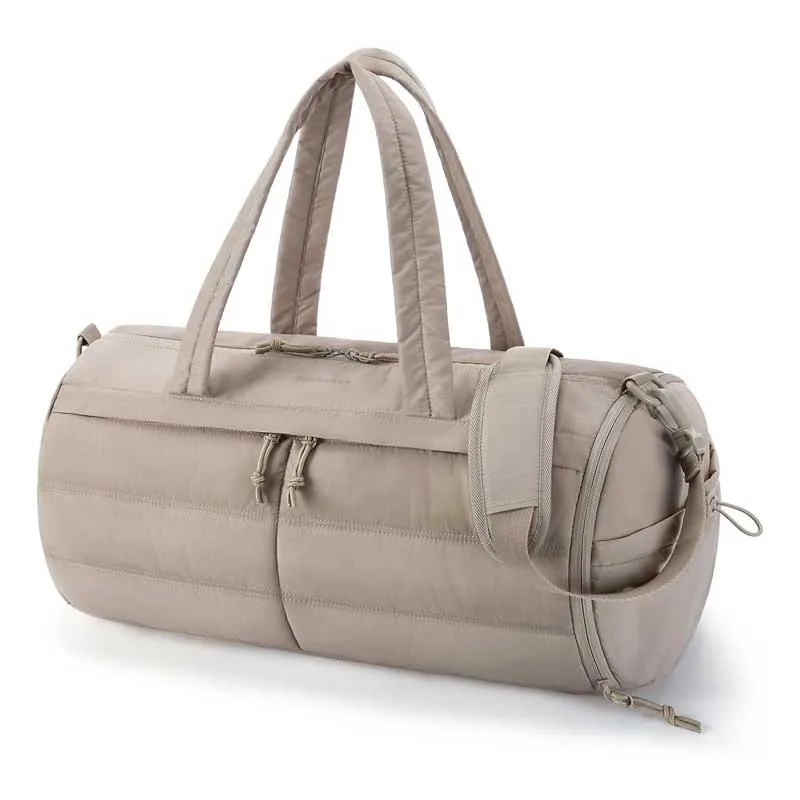 Bolsa de ginástica acolchoada leve com vários bolsos