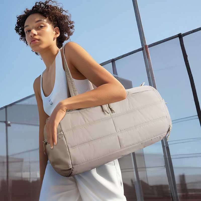 Multi-Pocket Lightweight Puffer Gym Bag