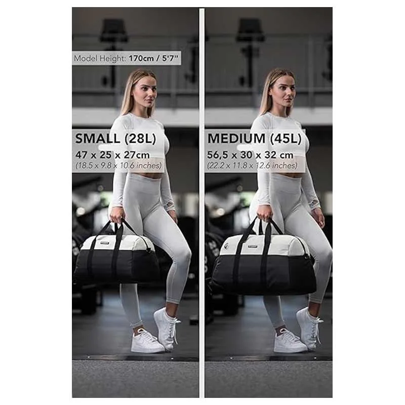 Bolsa de ginástica impermeável bicolor de 40 litros