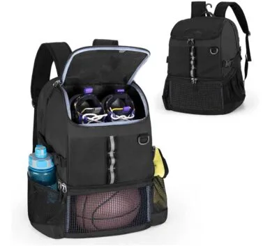 Mochilas de basquete duráveis ​​para times, vendidas no atacado.