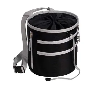 Bolsa de magnesio para búlder de gran tamaño al por mayor con 4 bolsillos extragrandes